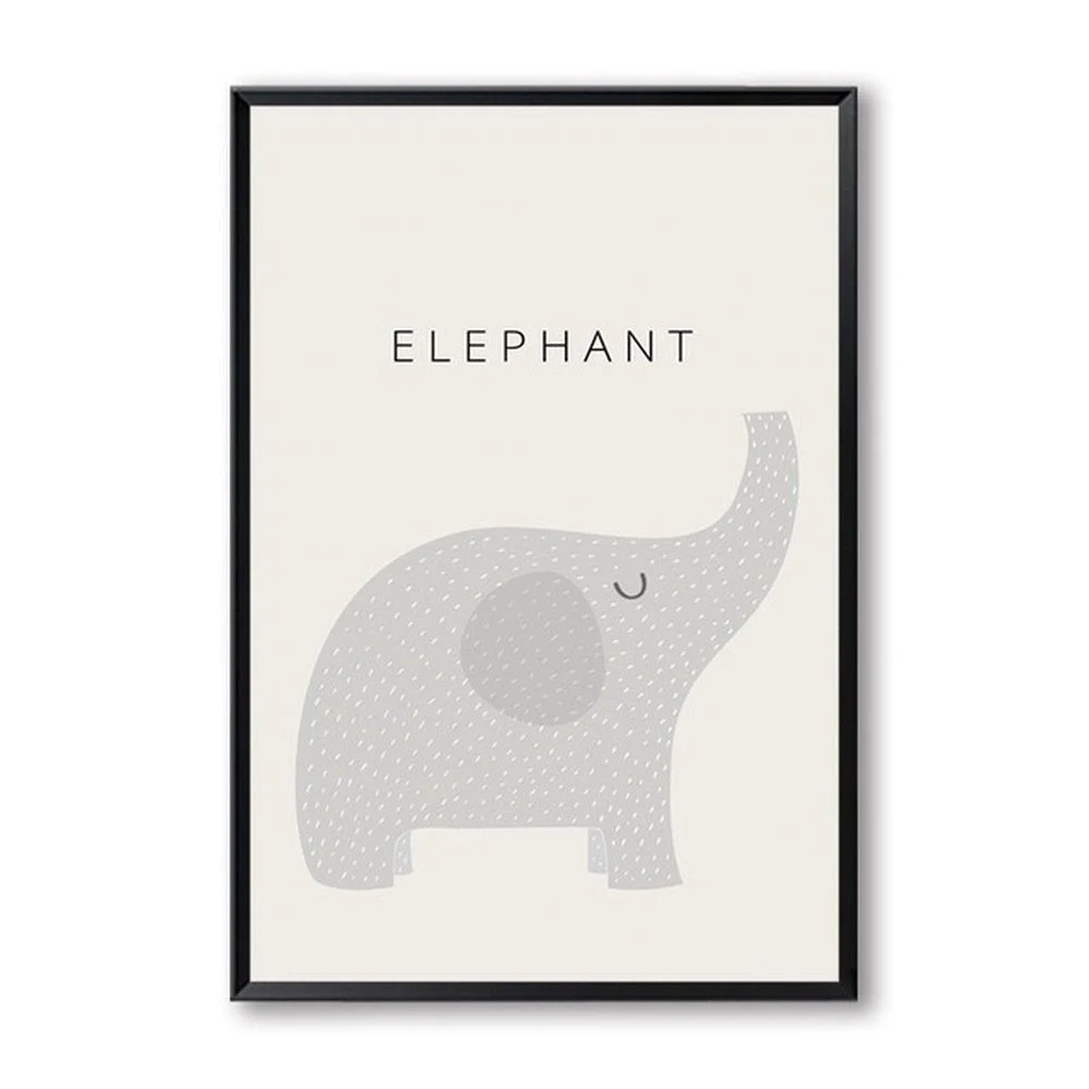 Kinderzimmer Poster-Set „Waldtiere“ – 6er-Set, A4